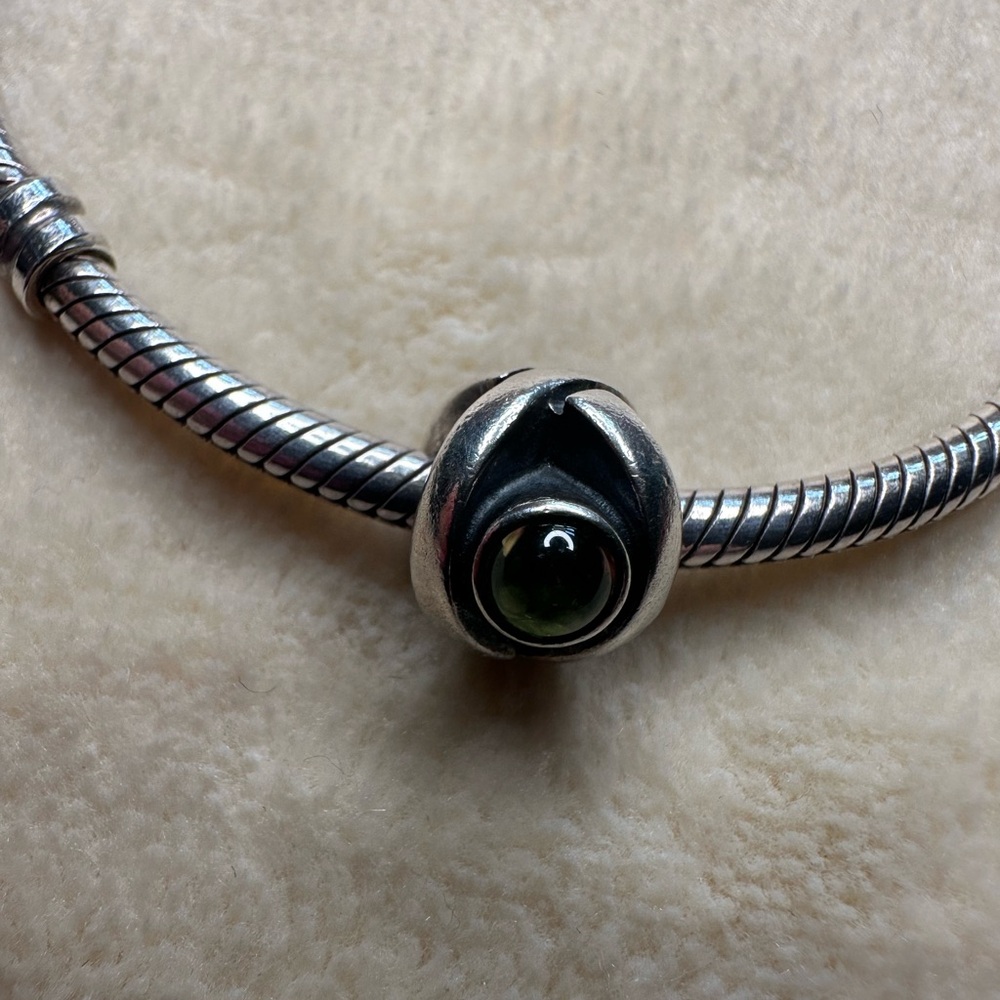 Pandora Peridot Eye Charm #790127PE